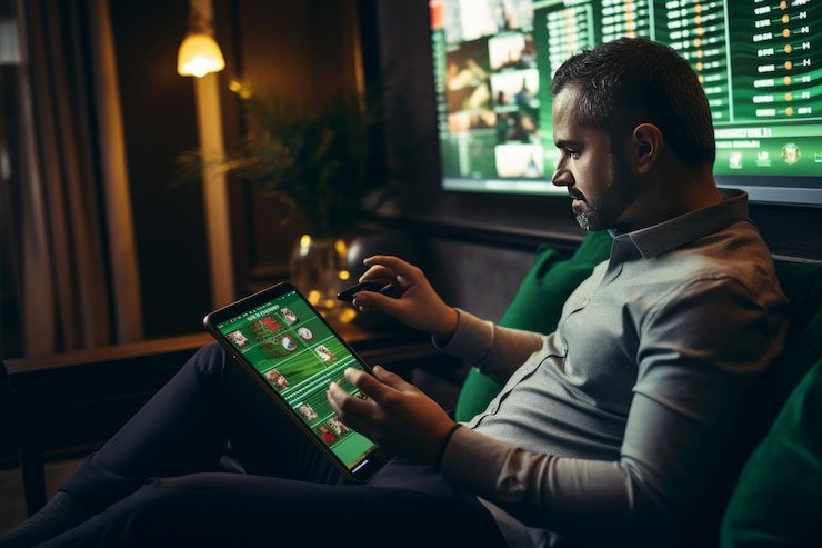 Dasbor multi-olahraga dengan tampilan langsung